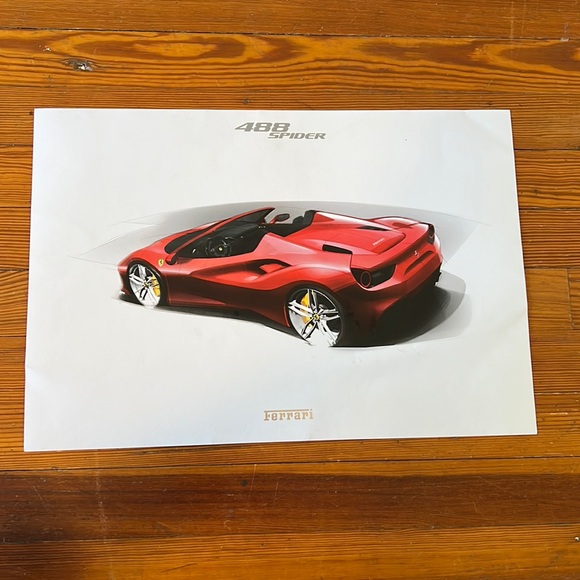 Ferrari print from Ferrari and Maserati of Atlanta